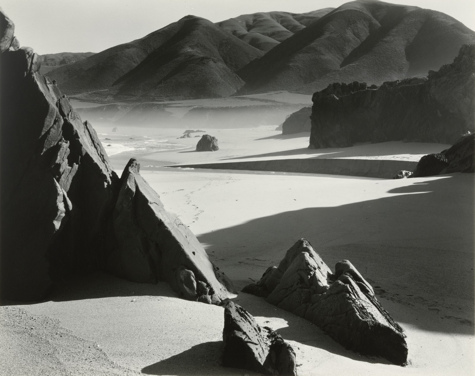 Garrapata Beach, Brett Weston, 1954