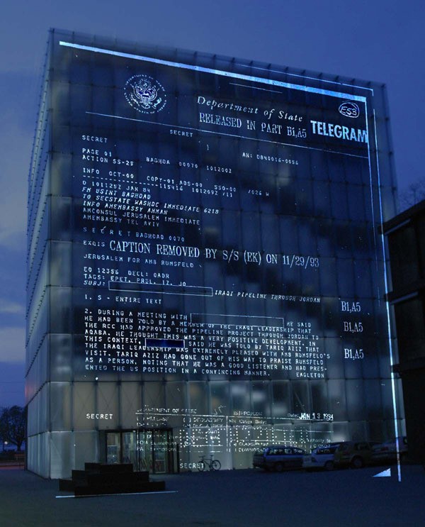 Jenny Holzer, Xenon for Bregenz, 2004
