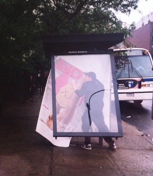 Kaws Ad Disruption, 90's