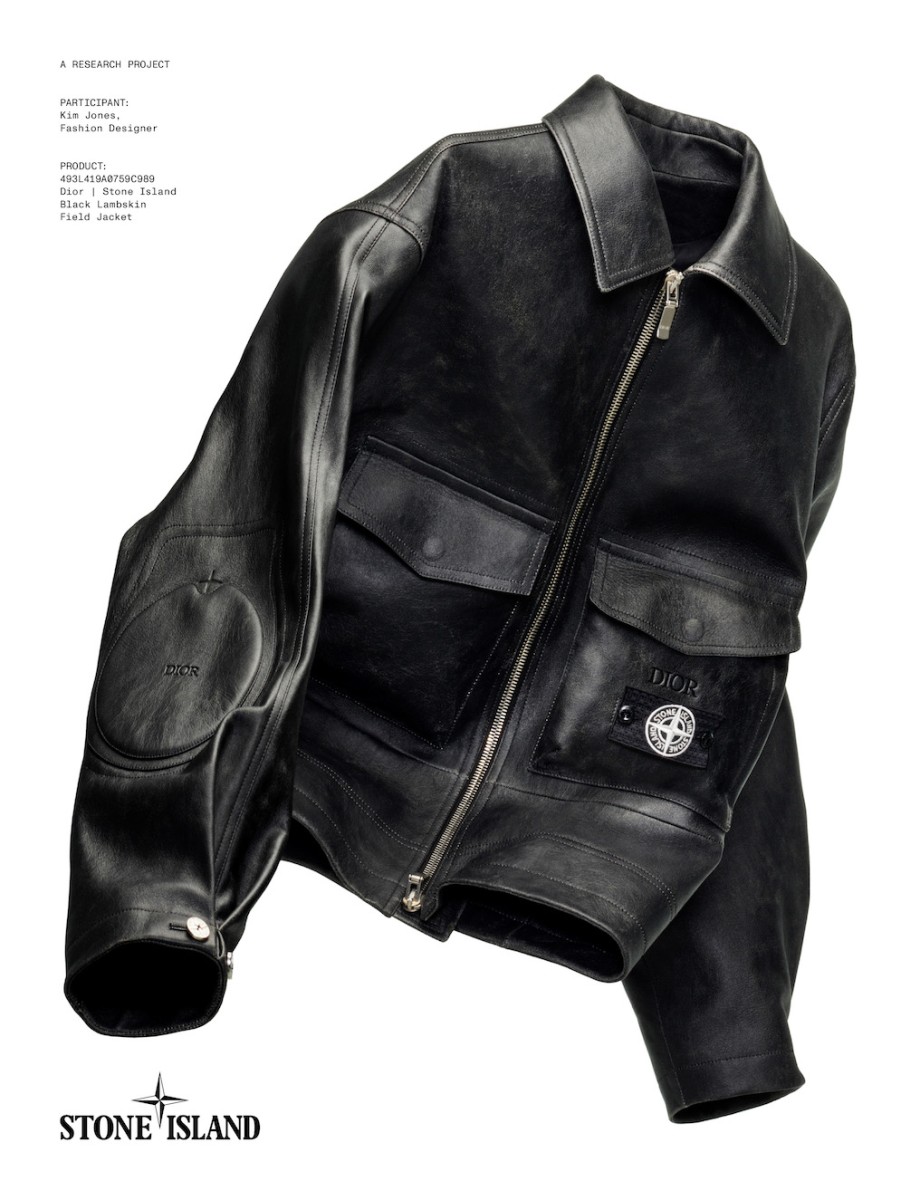 Stone Island × Dior Leather Jacket, 2024